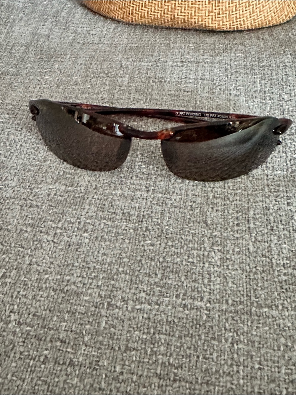 Maui Jim Sport Sunglasses (Brown Tortoise Rimless with Brown Lenses) - Picture 4 of 11